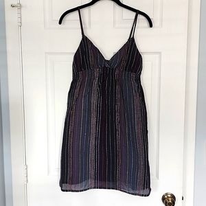 Roxy denim blue/rainbow design sun dress
